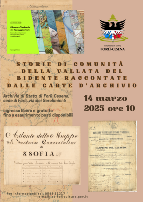 Giornata nazionale del paesaggio, all'Archivio di Stato un incontro dedicato alla storia dell'Appennino romagnolo